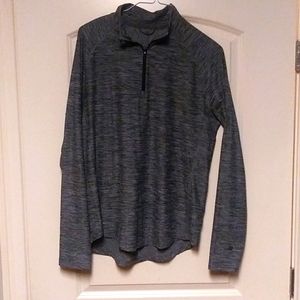 All in motion Henley style shirt Large, gray black